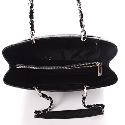 Chanel Caviar Quilted Grand Shopping Tote GST Black 5 of 10