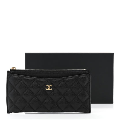 Chanel Caviar Quilted Classic Zip Pouch Black 8 of 8