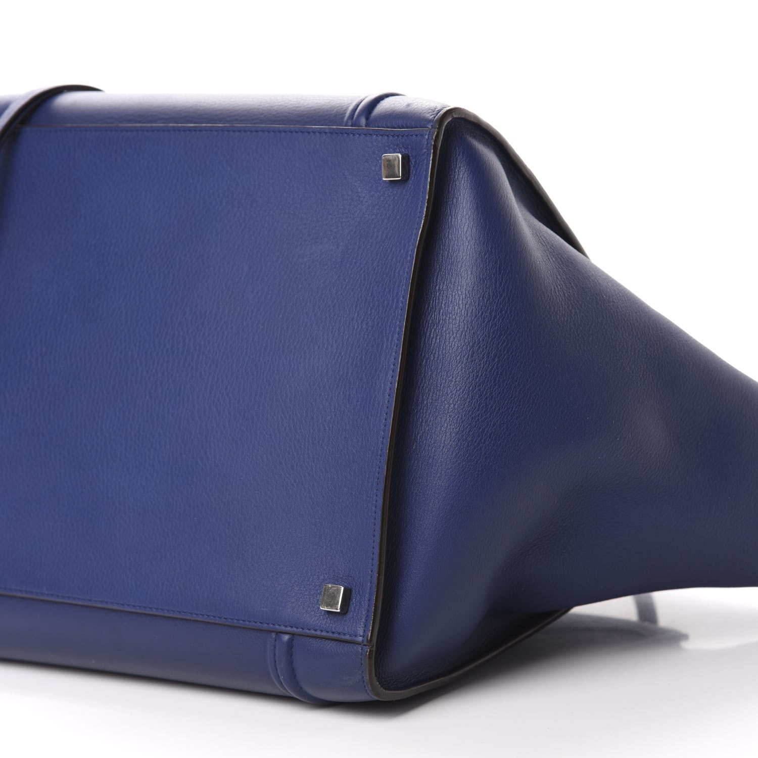 Celine Grained Calfskin Medium Phantom Luggage Indigo 7 of 9
