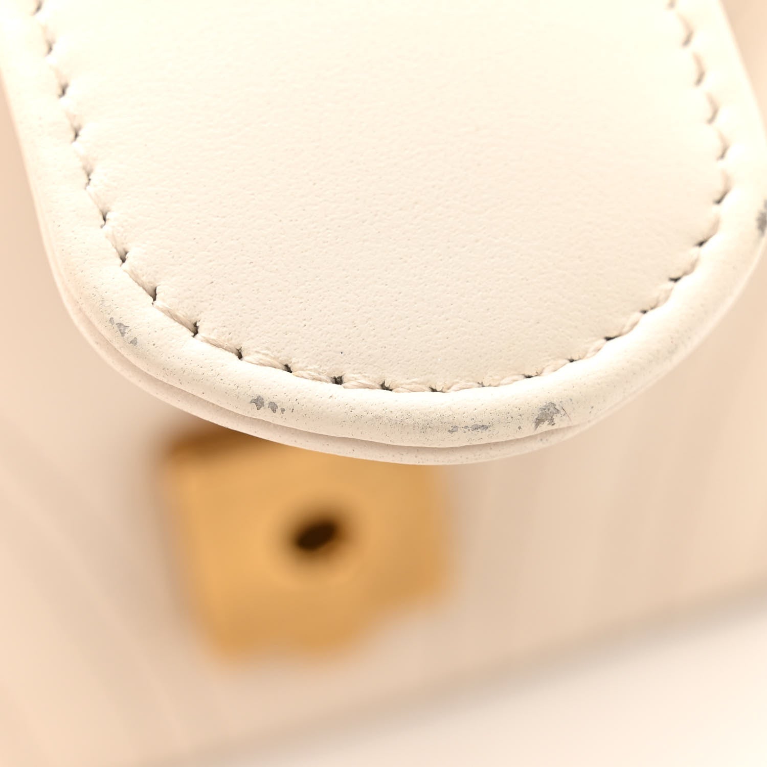 Gucci Calfskin Matelasse Small GG Marmont Shoulder Bag White 11 of 14