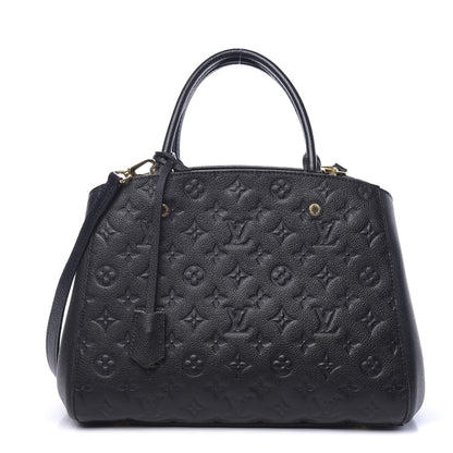 Louis Vuitton Empreinte Montaigne MM Black 1 of 10