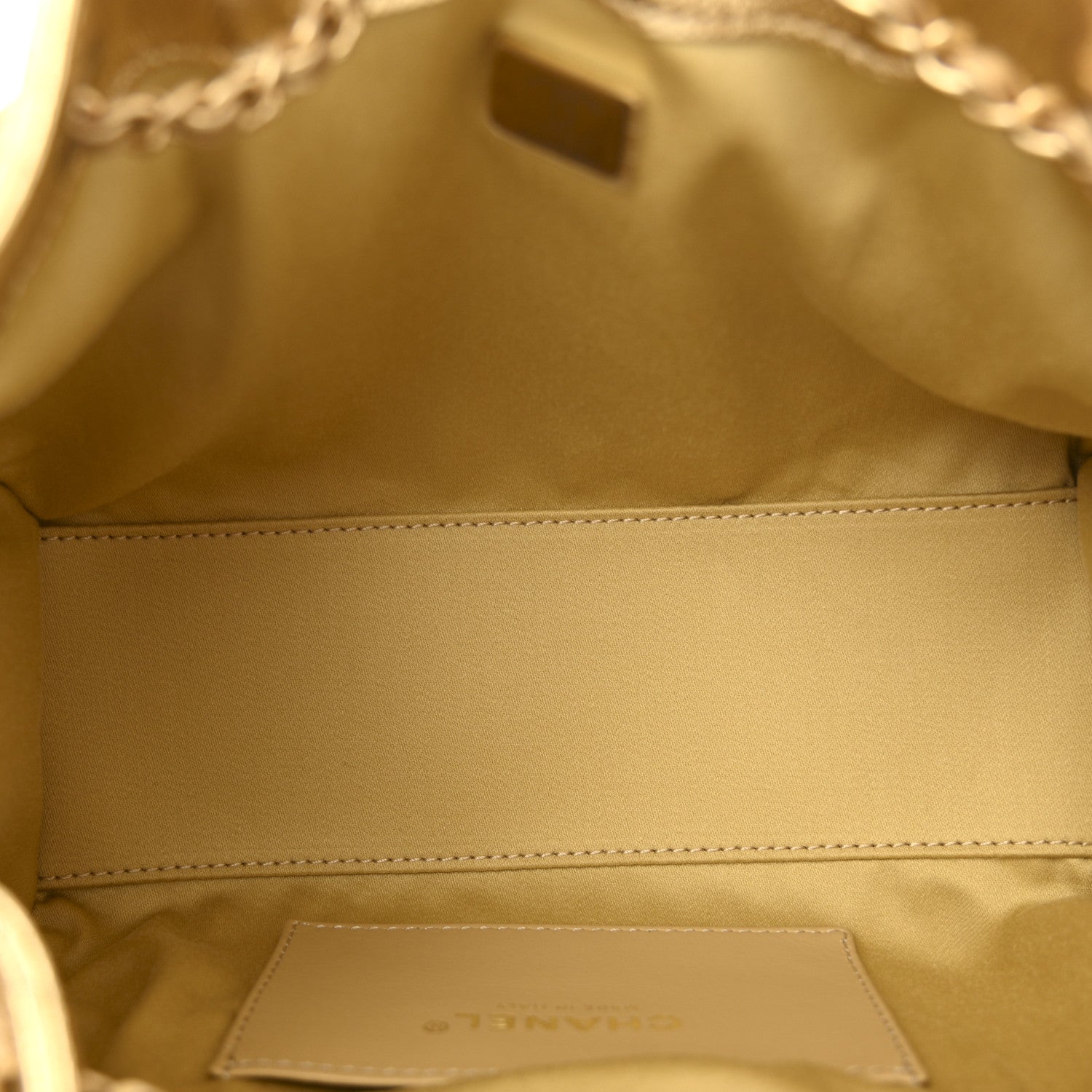 Chanel Metallic Caviar Quilted Mini Chanel 25 Handbag Gold 5 of 11