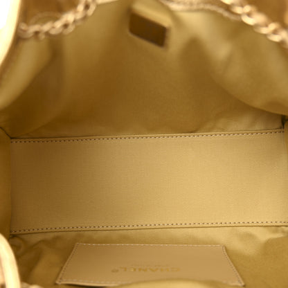 Chanel Metallic Caviar Quilted Mini Chanel 25 Handbag Gold 5 of 11