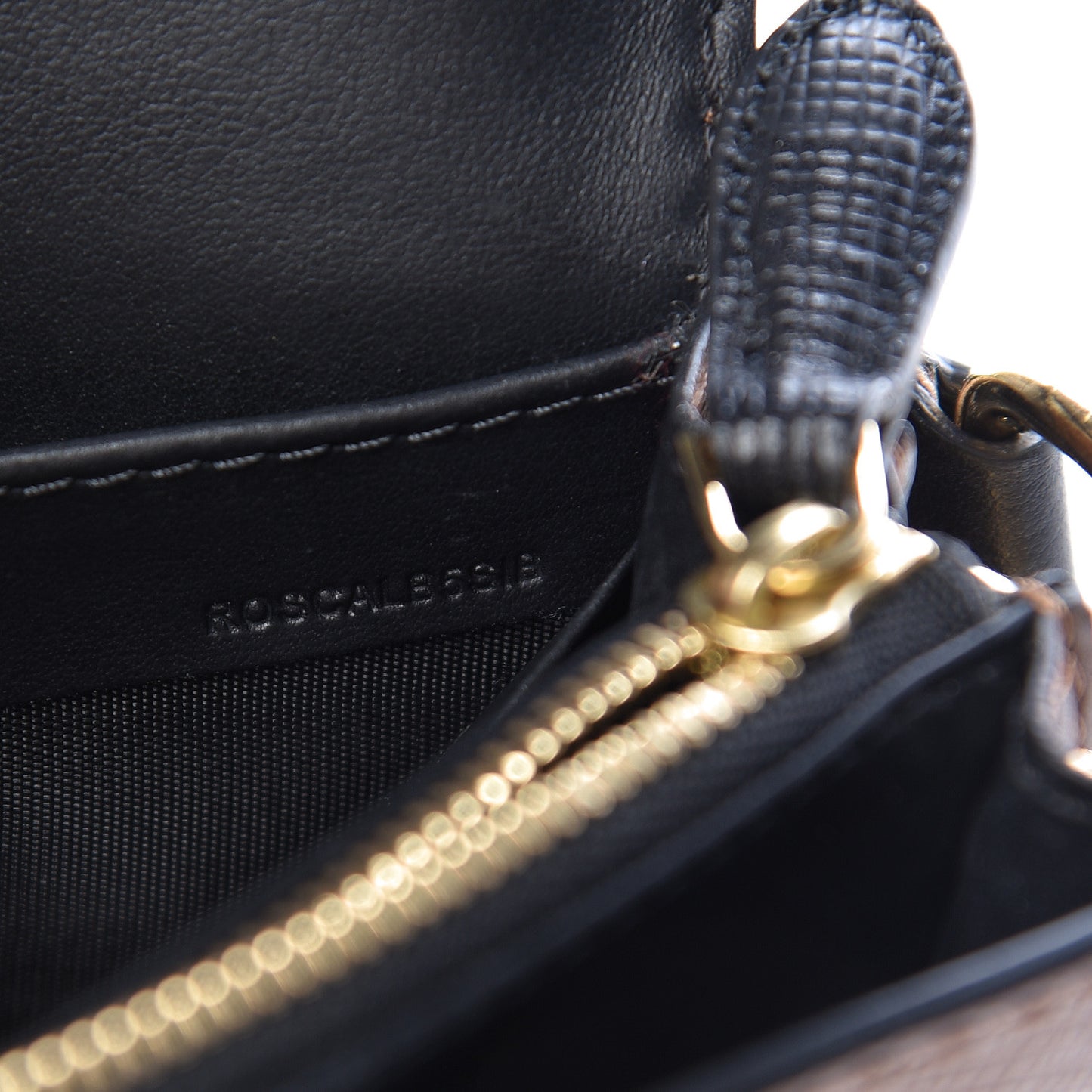 Grainy Calfskin House Check Small Buckle Bag Brown