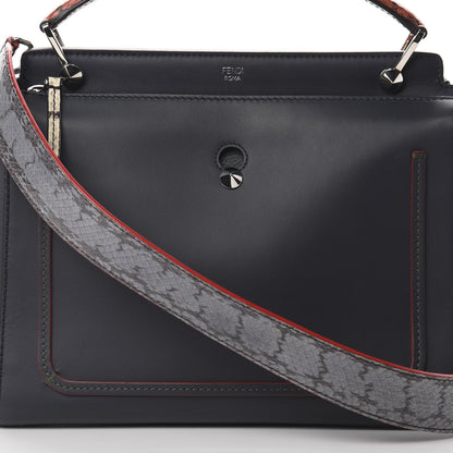 Fendi Vitello Baltico Dolce Elaphe DotCom Satchel Lavagna Ortensia Multicolor 8 of 13