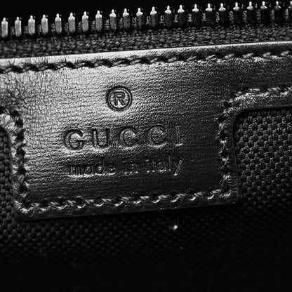 Gucci Boarded Plutone Calfskin Large Horsebit 1955 Duffle Bag Black 6 of 13