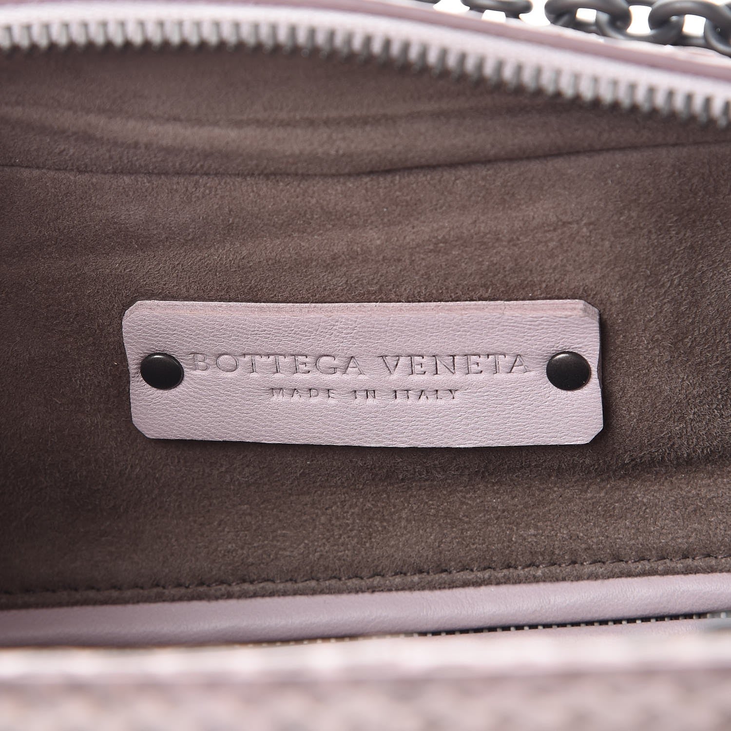 Bottega Veneta Lizard Snakeskin Chain Shoulder Bag 6 of 10