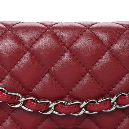 Chanel Calfskin Quilted In the Business Flap Bag Red 8 of 10
