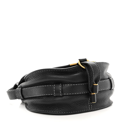 Chloe Calfskin Mini Marcie Round Crossbody Bag Black 4 of 10