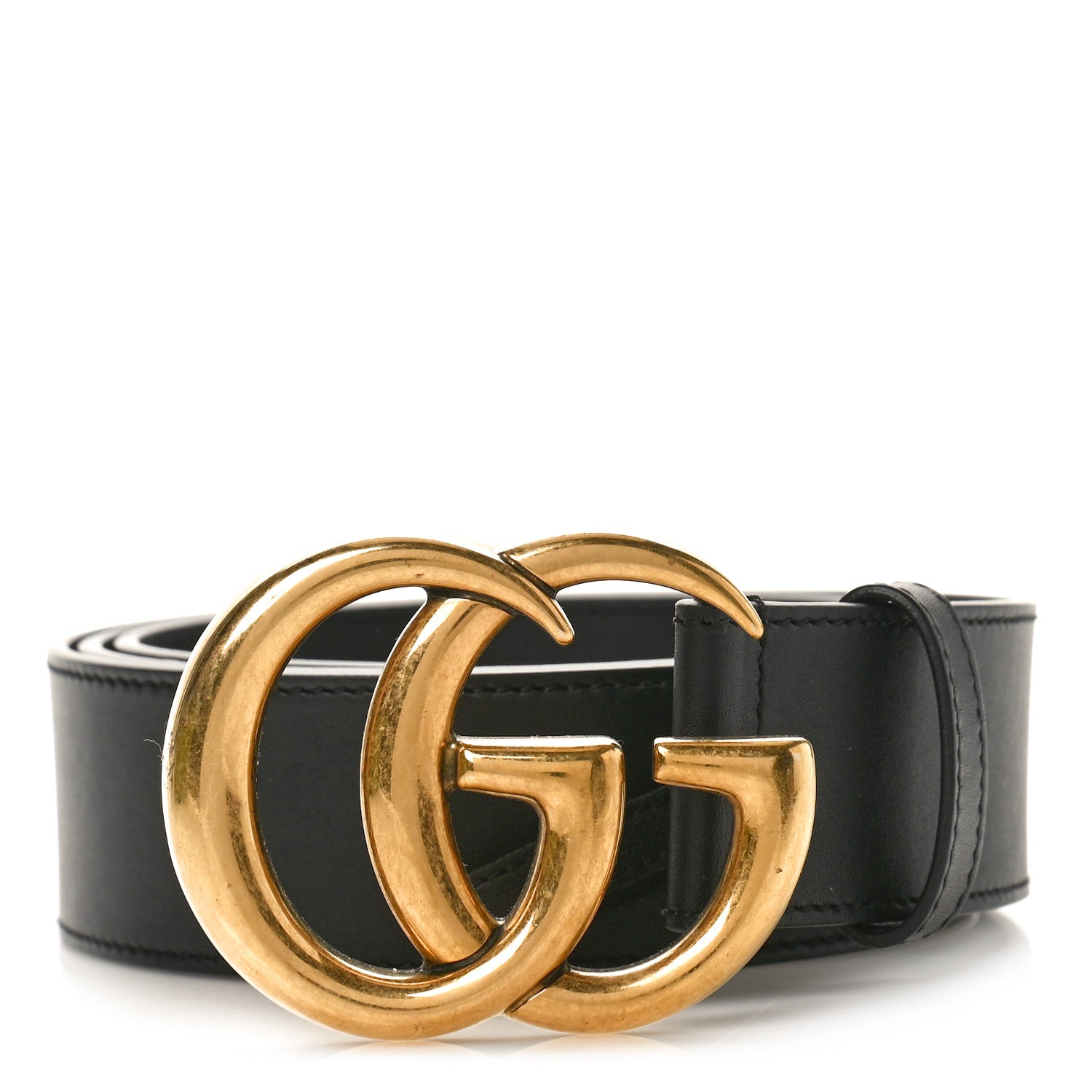 Gucci Calfskin Double G 40mm Belt 95 38 Black 1 of 7