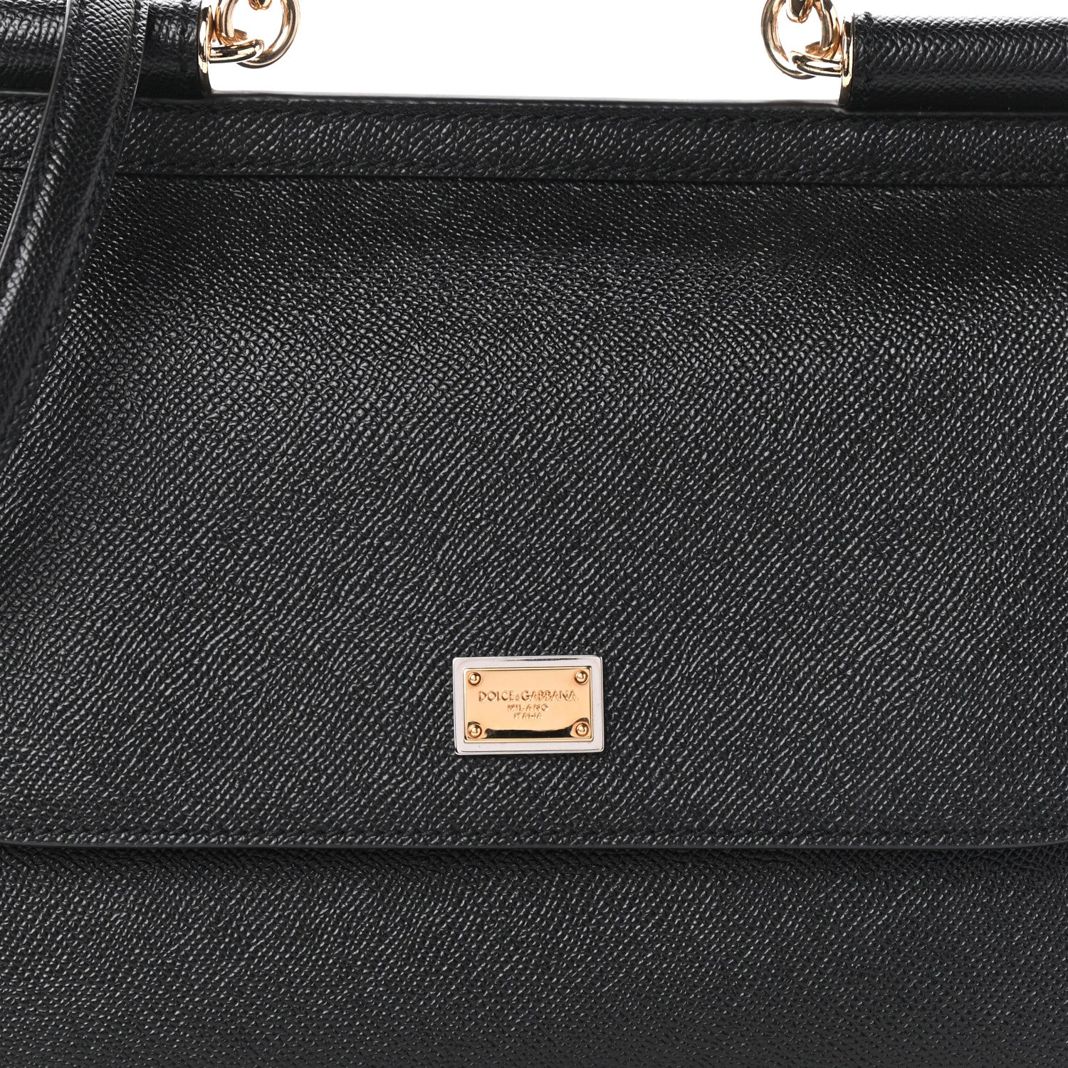 Dolce & Gabbana Dauphine Medium Miss Sicily Satchel Black 8 of 10