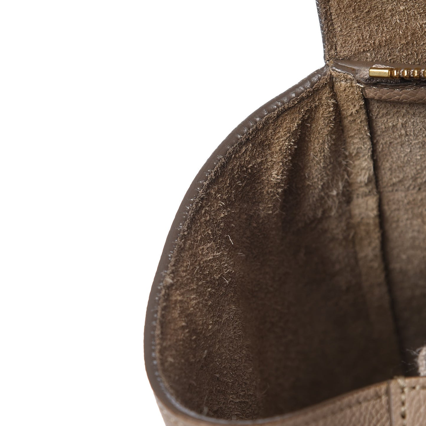 Grained Calfskin Mini Belt Bag Light Taupe