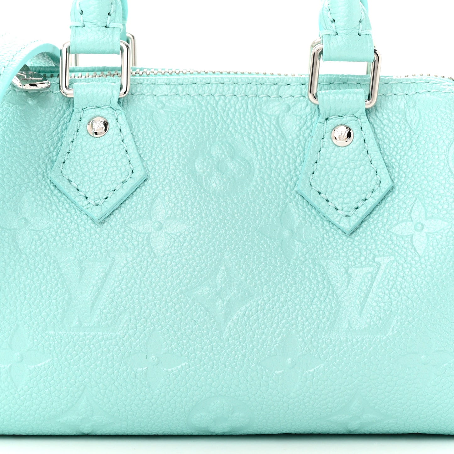 Empreinte Monogram Nano Speedy Pearly Lagoon Turquoise