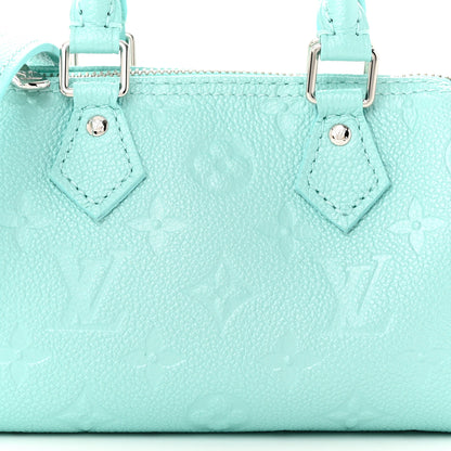 Louis Vuitton Empreinte Monogram Nano Speedy Pearly Lagoon Turquoise 7 of 10
