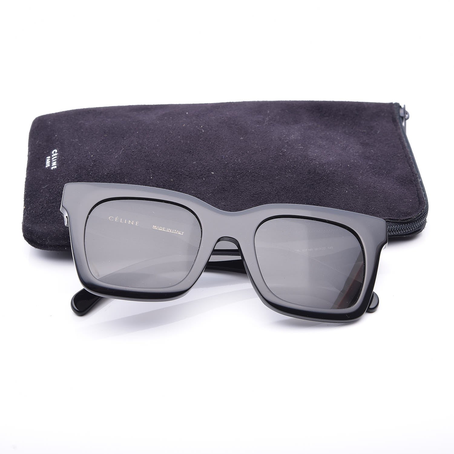 Celine Traveller Sunglasses CL 41411/S Black 7 of 7
