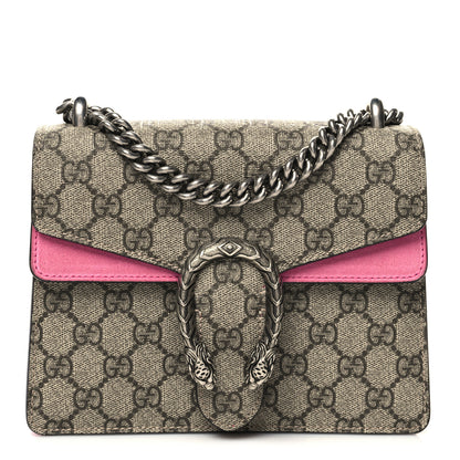 Gucci GG Supreme Monogram Mini Dionysus Shoulder Bag Pink 1 of 11