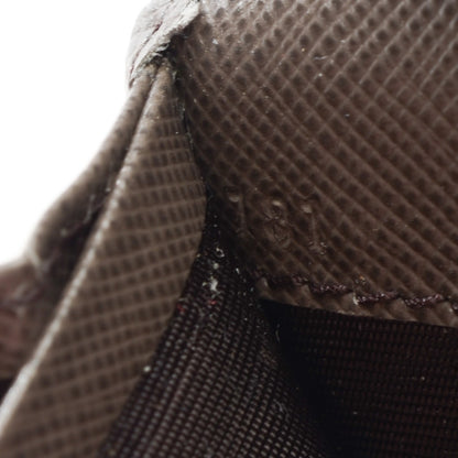 Prada Saffiano Metal Oro Chain Wallet Grafite 7 of 8