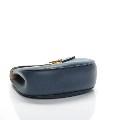 Chloe Grained Lambskin Drew Shoulder Bag Denim Blue 4 of 6