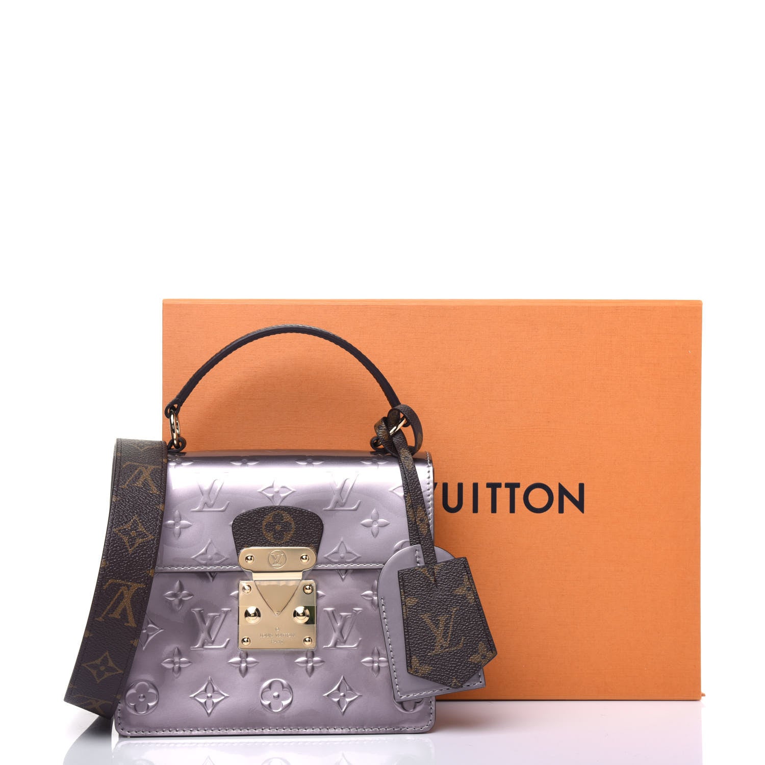 Louis Vuitton Vernis Epi Monogram Spring Street Bitume Metallise 12 of 12