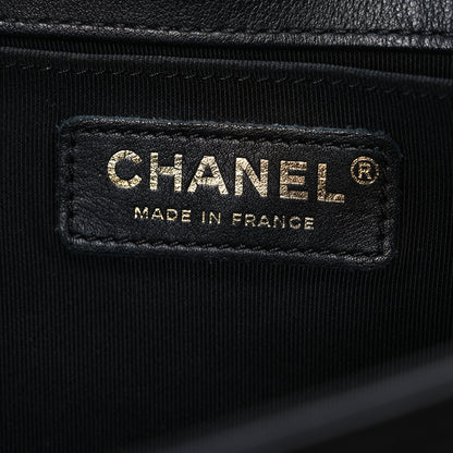 Chanel Calfskin Quilted Medium Boy Flap Black 6 of 10