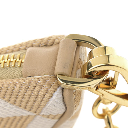 Prada Jacquard Triangolo Symbole Embroidered Mini Triangle Bag Corda Talco 11 of 11