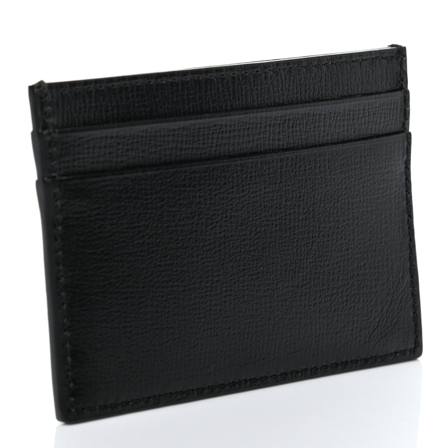 Azalea Calfskin Marina Card Holder Black