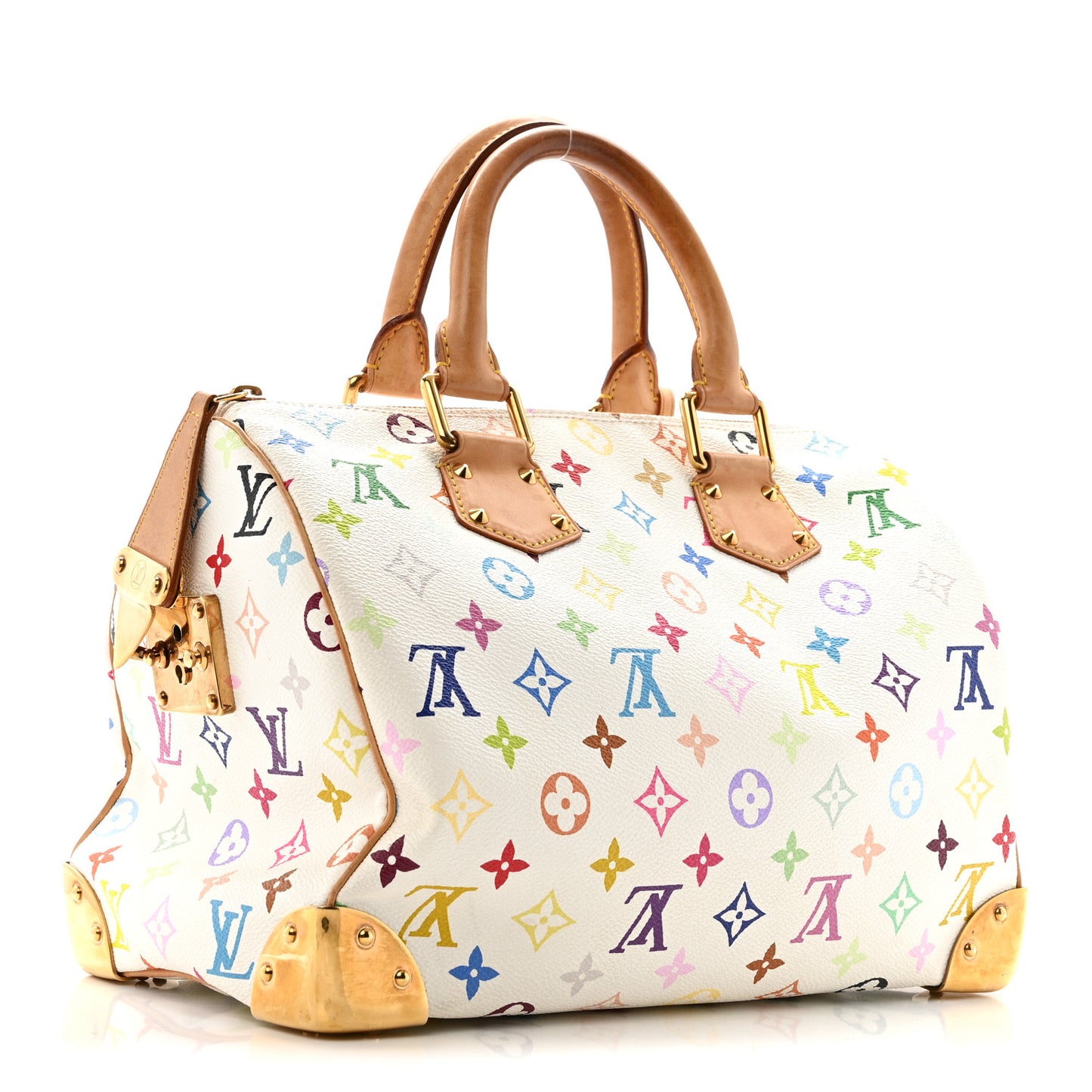 Monogram Multicolor Speedy 30 White