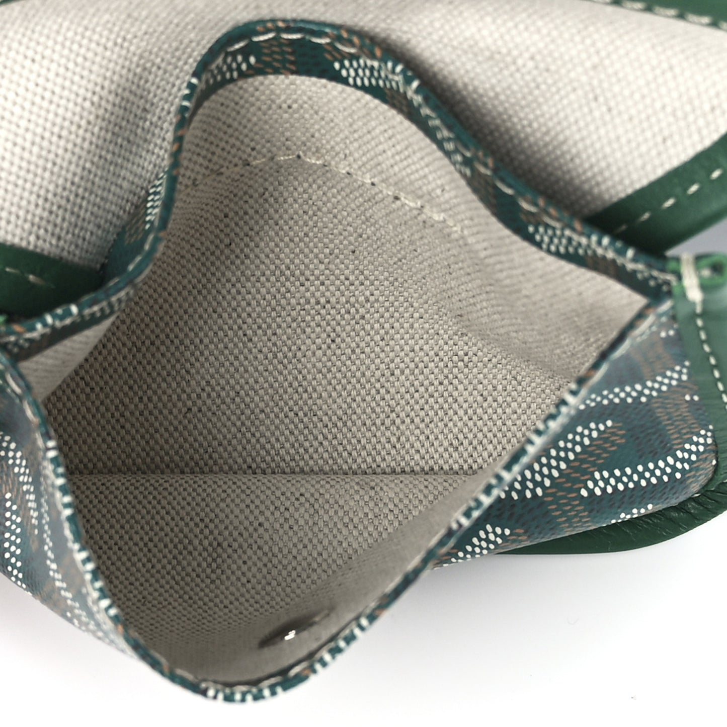 Goyardine Reversible Mini Anjou Green