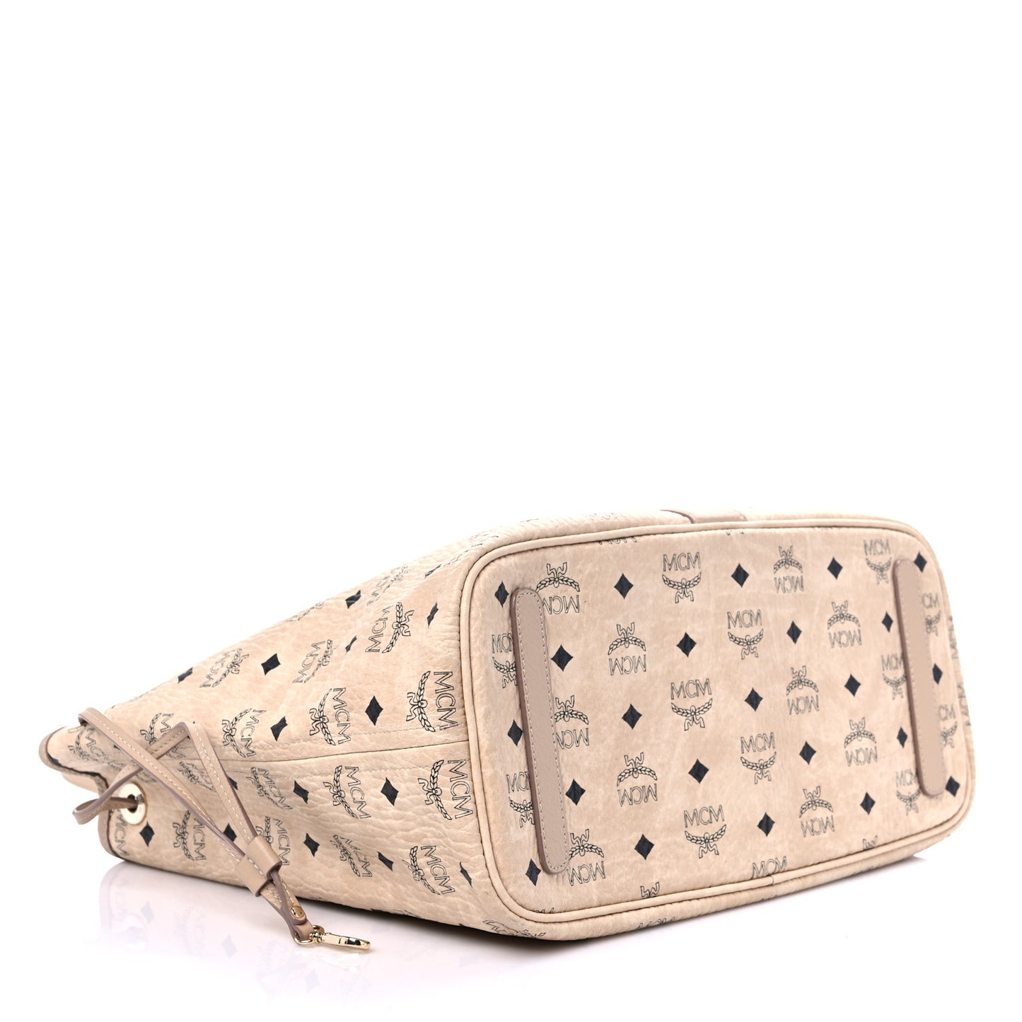 Visetos Medium Liz Reversible Shopper Tote Beige
