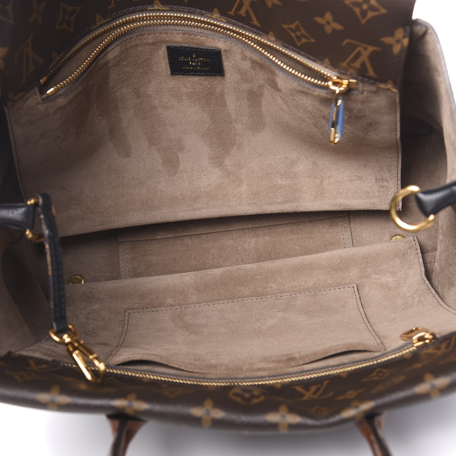 Louis Vuitton Monogram Tote W PM Black 5 of 16