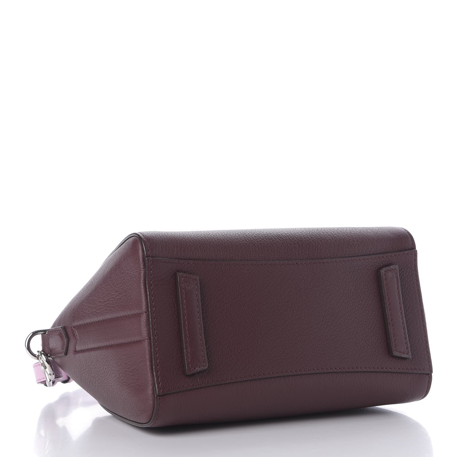 Givenchy Sugar Goatskin Mini Tri-Color Antigona Burgundy Pink White 3 of 10