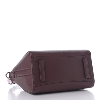 Givenchy Sugar Goatskin Mini Tri-Color Antigona Burgundy Pink White 3 of 10