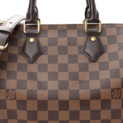 Louis Vuitton Damier Ebene Speedy Bandouliere 25 8 of 10