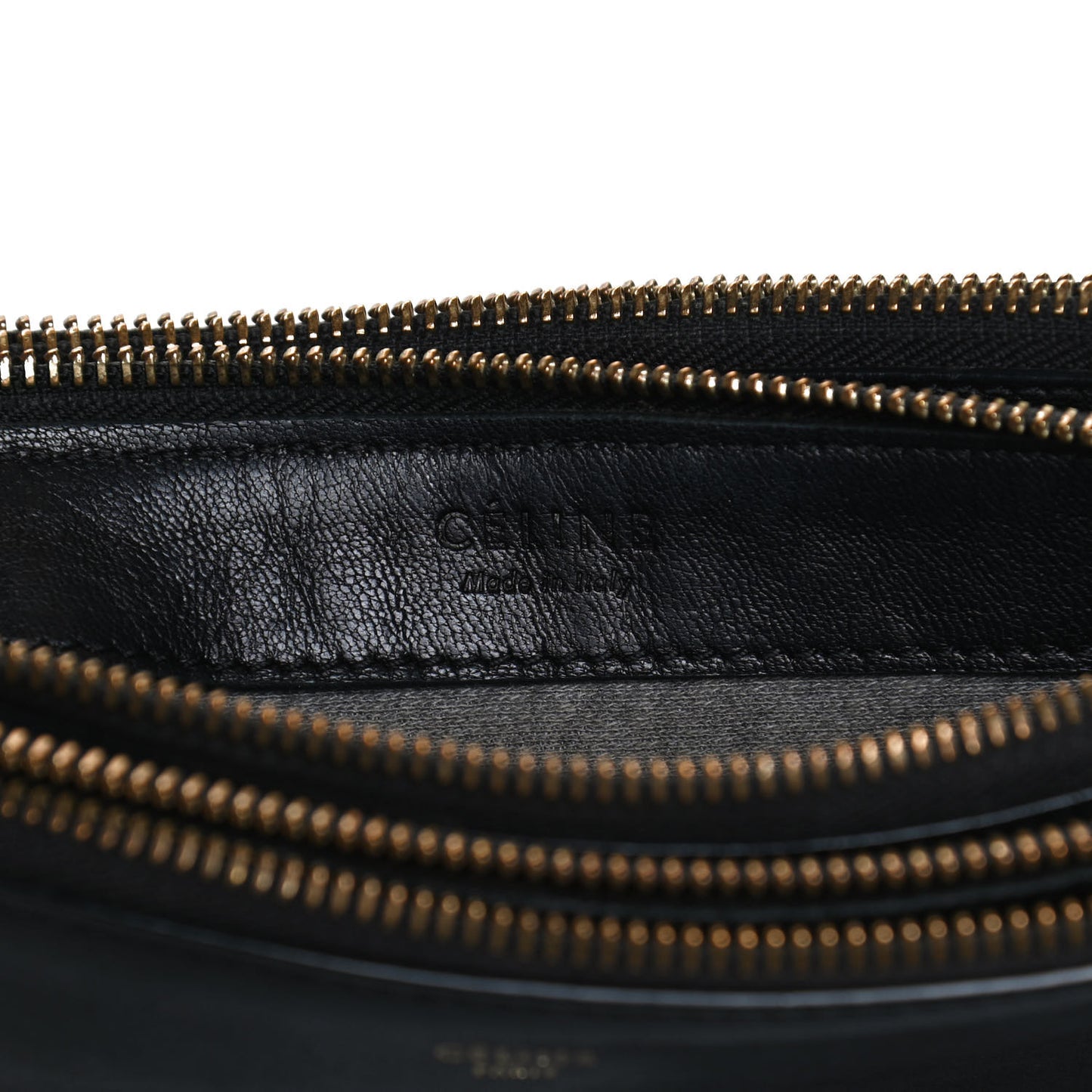 Lambskin Trio Crossbody Bag Black
