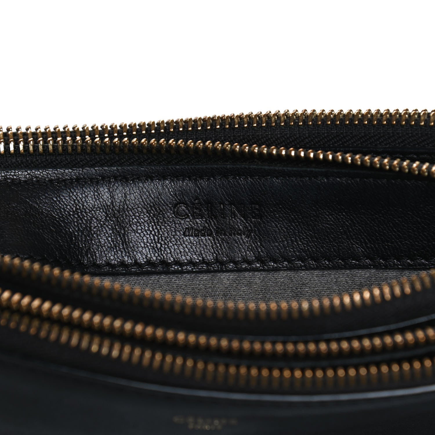 Celine Lambskin Trio Crossbody Bag Black 7 of 13
