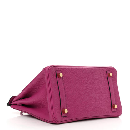 Hermes Togo Birkin 25 Rose Pourpre 4 of 14
