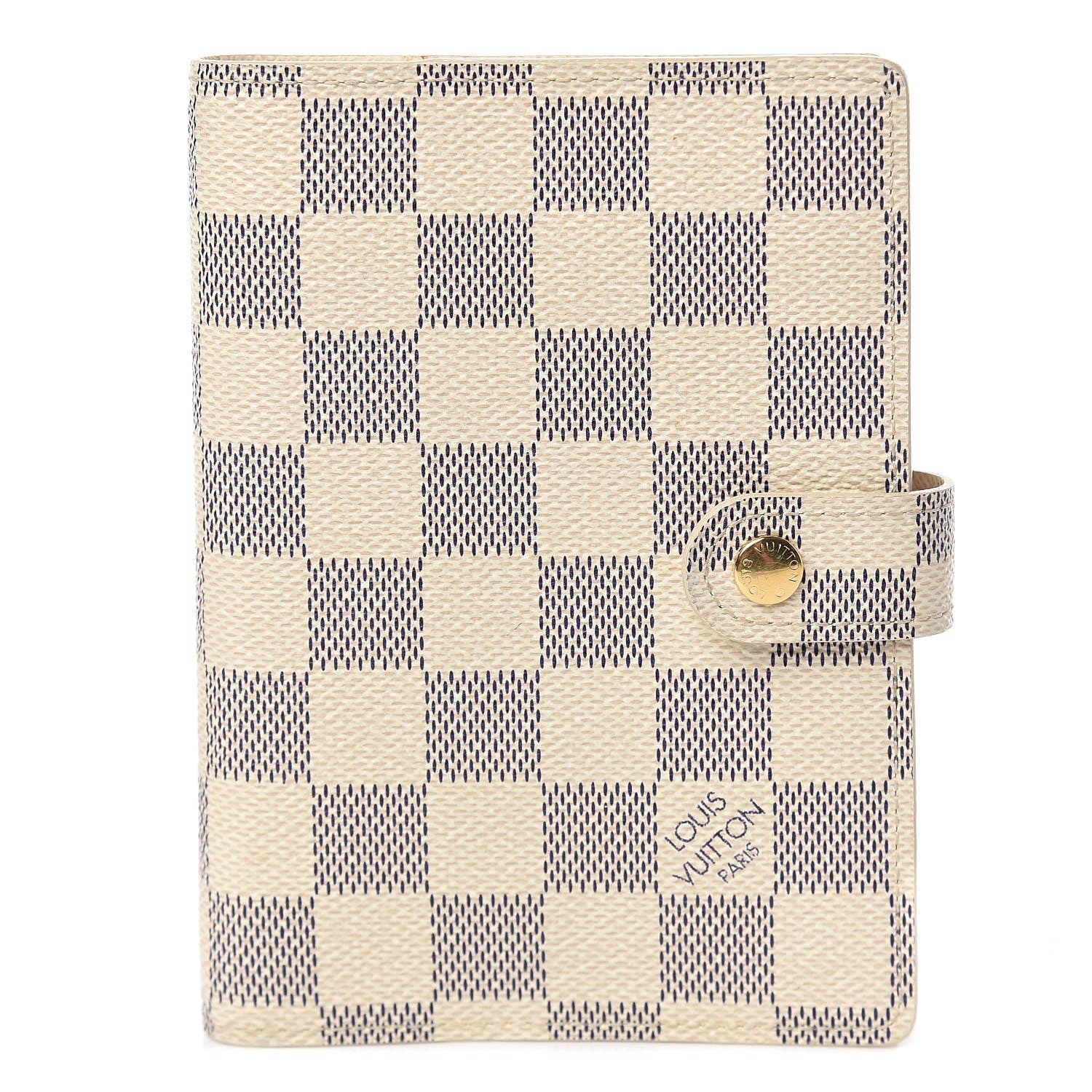 Louis Vuitton Damier Azur Small Ring Agenda Cover 1 of 6