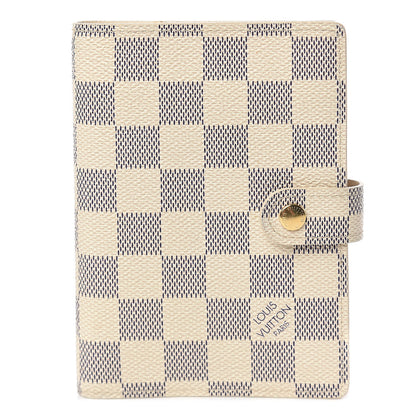 Louis Vuitton Damier Azur Small Ring Agenda Cover 1 of 6