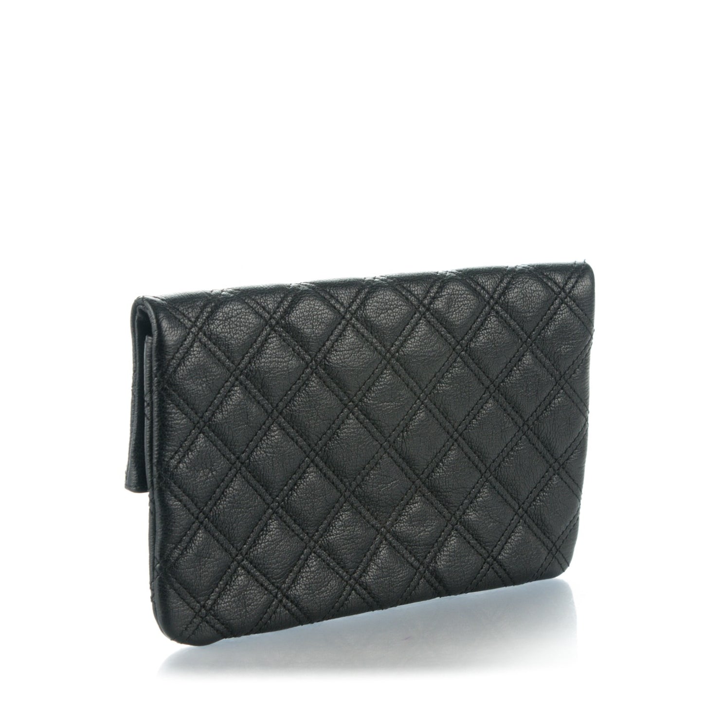 Quilted Eugenie Clutch Black