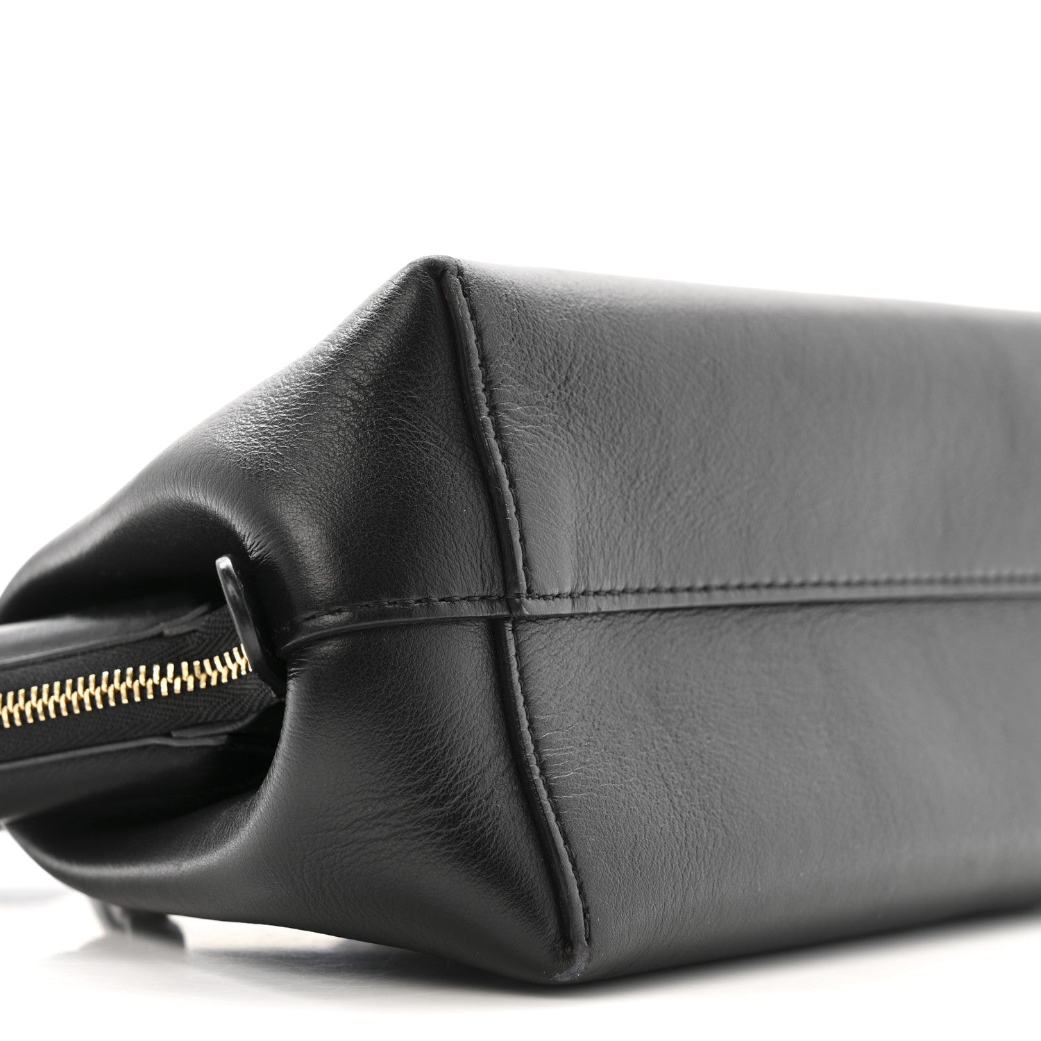Mansur Gavriel Smooth Calfskin Mini M Frame Crossbody Bag Black Flamma 9 of 15