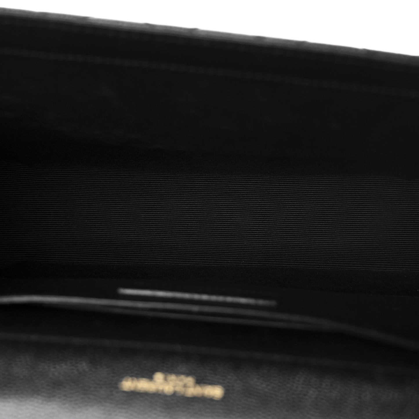Grain De Poudre Textured Mixed Matelasse Triquilt Medium Monogram Satchel Black
