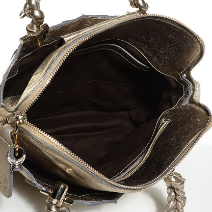 Chloe Lambskin Heloise Satchel Metallic 5 of 8
