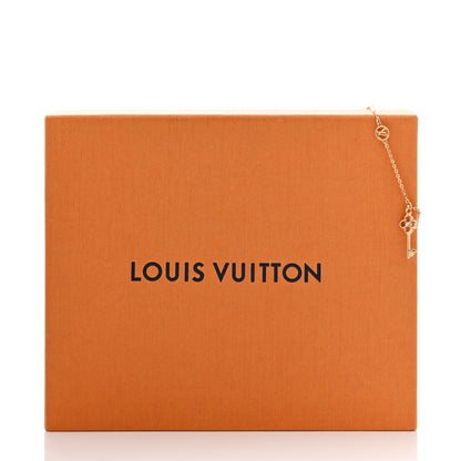 Louis Vuitton Swarovski Crystal Lady Lucky Key Supple Bracelet Gold 6 of 6