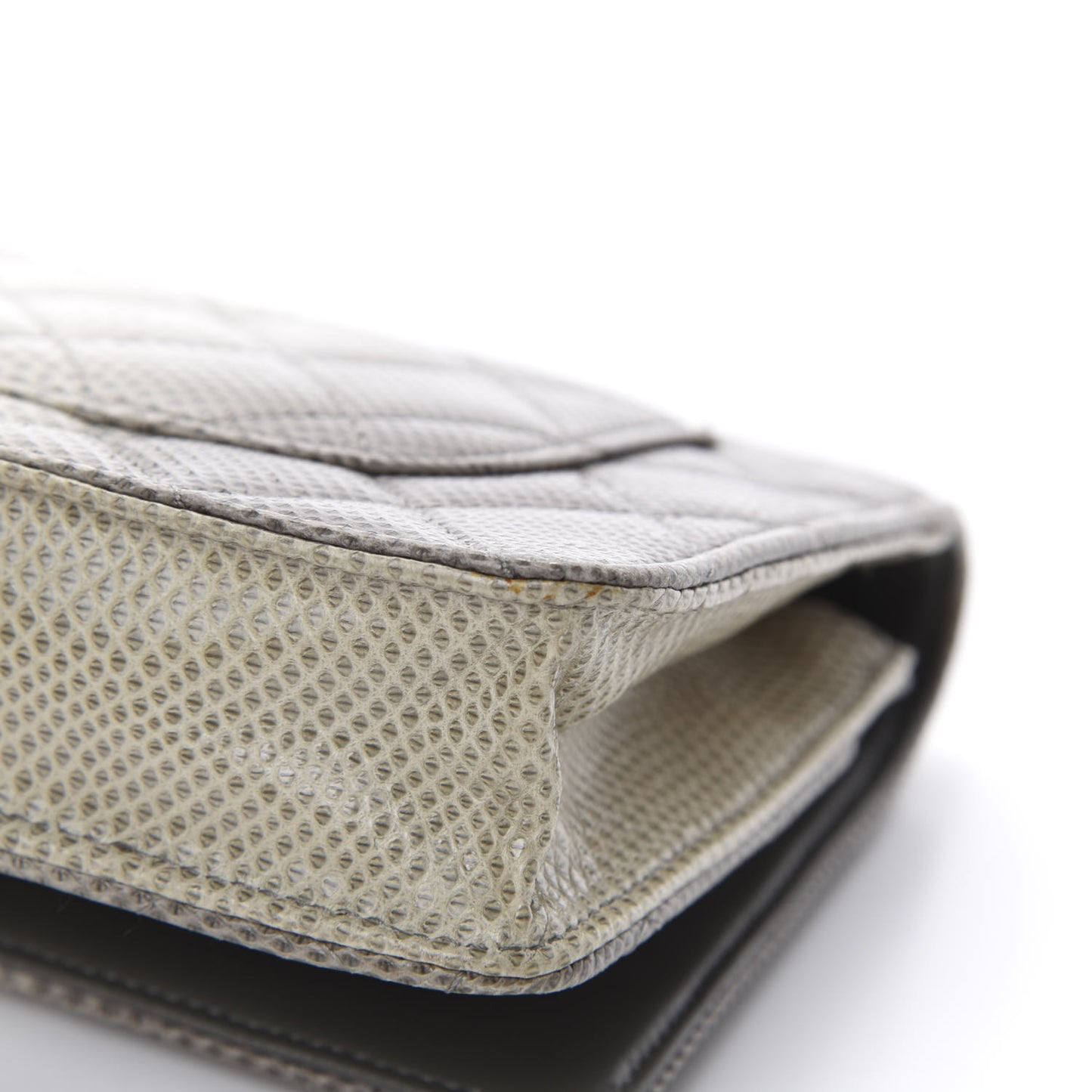 Lizard Ombre Wallet on Chain WOC Grey