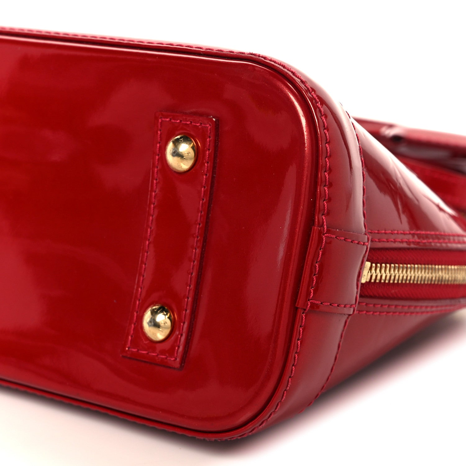 Louis Vuitton Vernis Alma BB Cherry 10 of 10