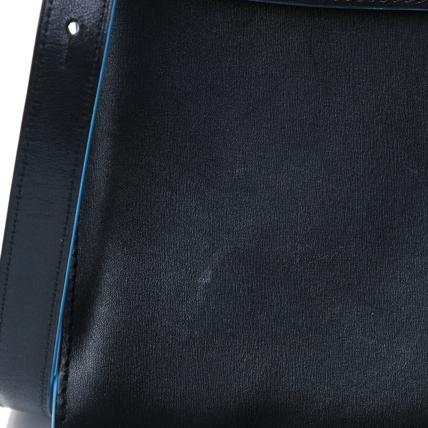 Box Calfskin MM Brillant Clouds Satchel Black Ciel