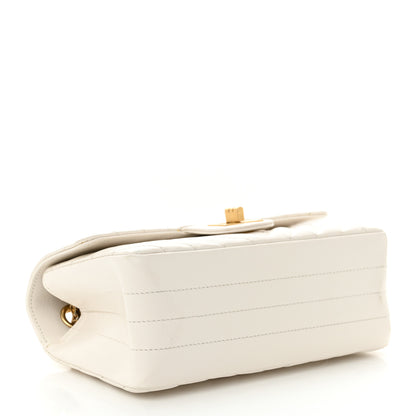 Chanel Aged Calfskin Chevron Quilted 2.55 Reissue Mini Flap White 4 of 15