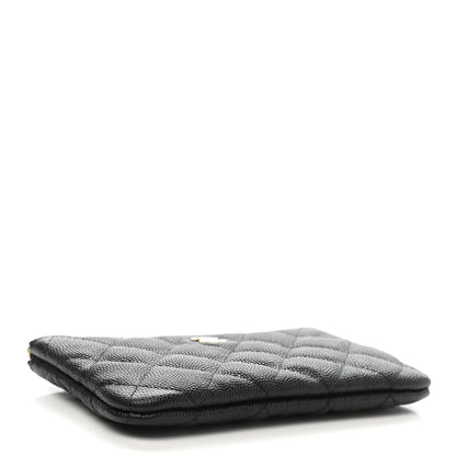 Chanel Caviar Quilted Small Cosmetic Case Black 4 of 8