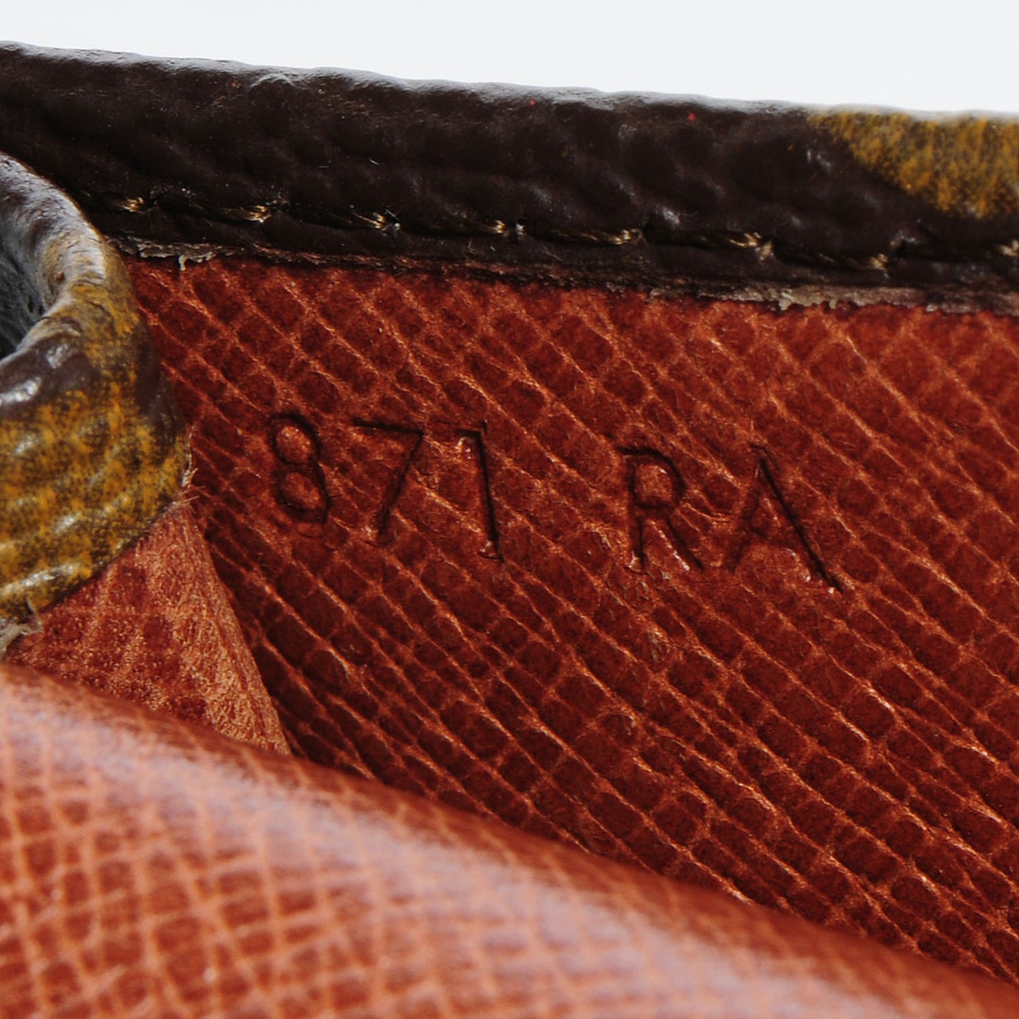 Monogram Checkbook Holder Wallet Cover