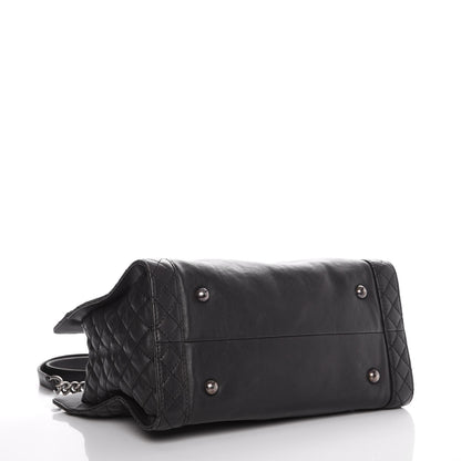 Chanel Calfskin Boy Reverso Shopping Tote Black 4 of 7